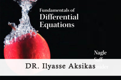 Mathematics For Engineers ( MATH 217 ) DR. Samer Dweik And DR. Ilyasse Aksikas