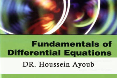 Mathematics For Engineers ( MATH 217 ) Dr. Houssein Ayoub